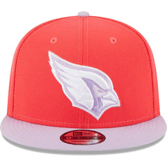 Arizona Cardinals New Era Two-Tone Color Pack 9FIFTY Snapback Hat - Red/Lavender Hats