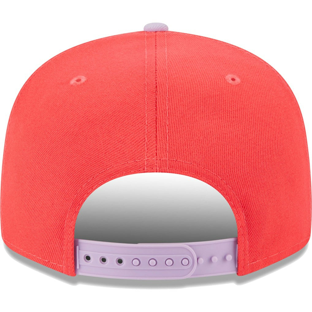 San Francisco 49ers New Era Two-Tone Color Pack 9FIFTY Snapback Hat - Red/Lavender Hats
