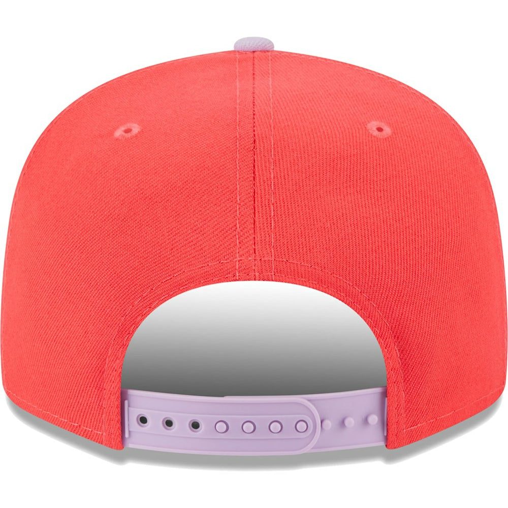 San Francisco 49ers New Era Two-Tone Color Pack 9FIFTY Snapback Hat - Red/Lavender Hats