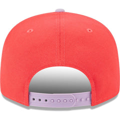 San Francisco 49ers New Era Two-Tone Color Pack 9FIFTY Snapback Hat - Red/Lavender Hats