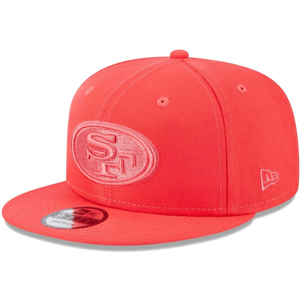 San Francisco 49ers New Era Color Pack Brights 9FIFTY Snapback Hat - Scarlet Hats