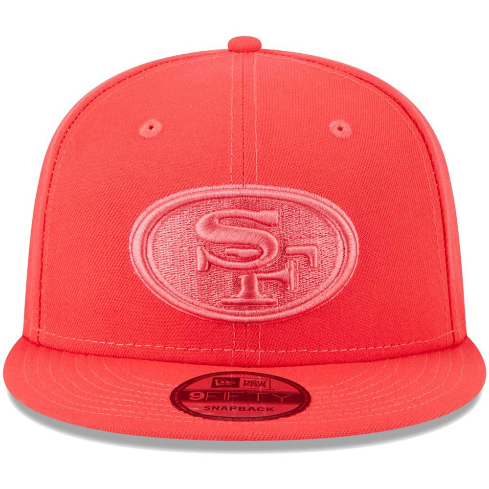 San Francisco 49ers New Era Color Pack Brights 9FIFTY Snapback Hat - Scarlet Hats
