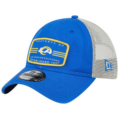 Los Angeles Rams New Era Property Trucker 9TWENTY Adjustable Hat - Royal Hats