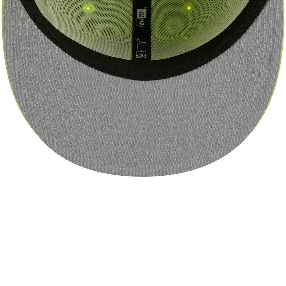 Los Angeles Rams New Era Color Pack Brights 59FIFTY Fitted Hat - Neon Green Hats