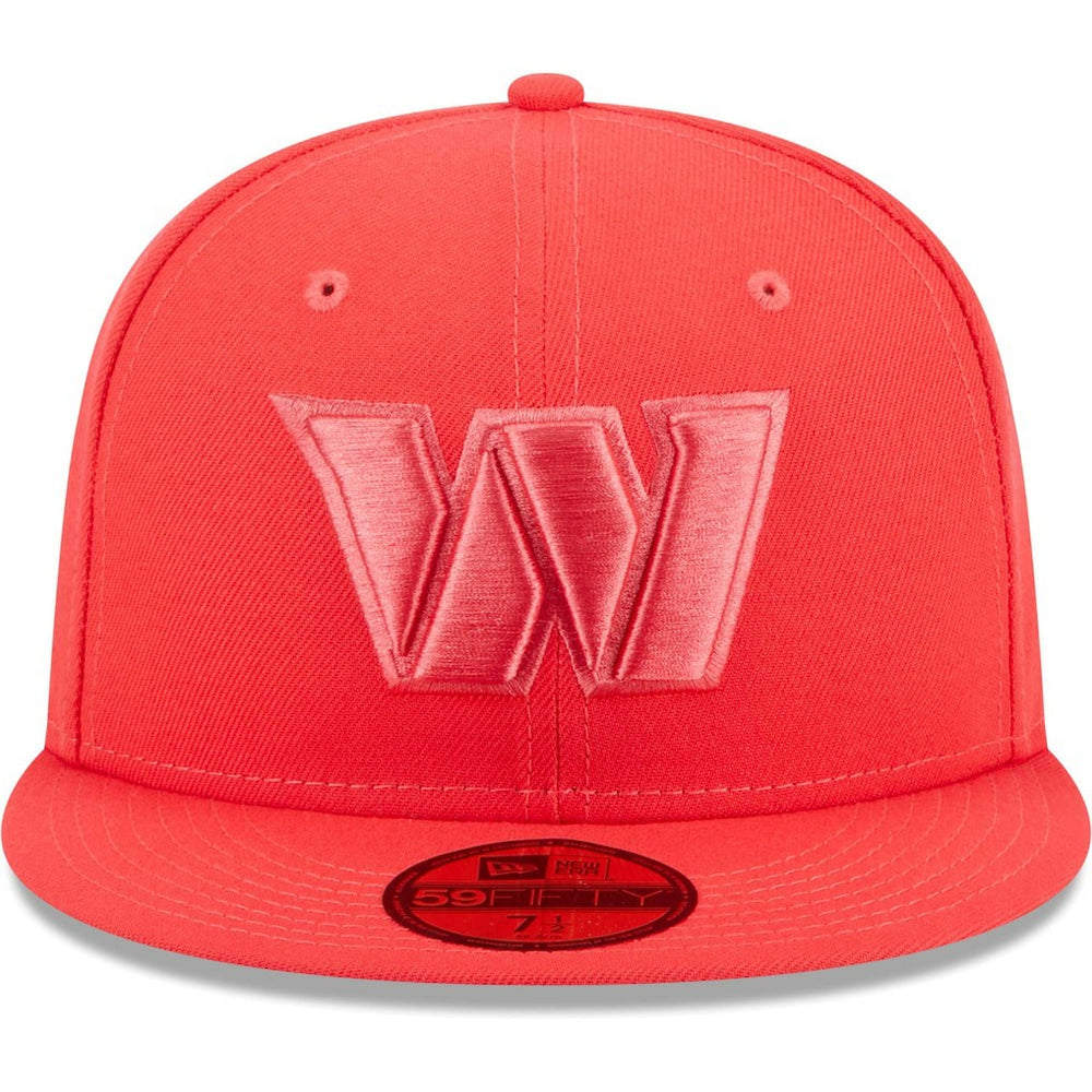 Washington Commanders New Era Color Pack Brights 59FIFTY Fitted Hat - Red Hats