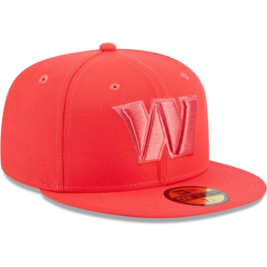 Washington Commanders New Era Color Pack Brights 59FIFTY Fitted Hat - Red Hats