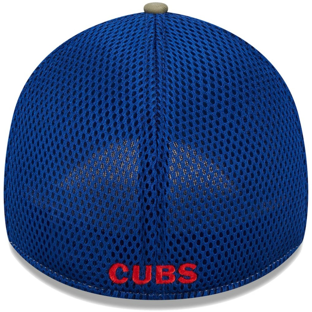 Chicago Cubs New Era Team Neo 39THIRTY Flex Hat - Camo Hats
