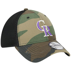 Colorado Rockies New Era Team Neo 39THIRTY Flex Hat - Camo Hats