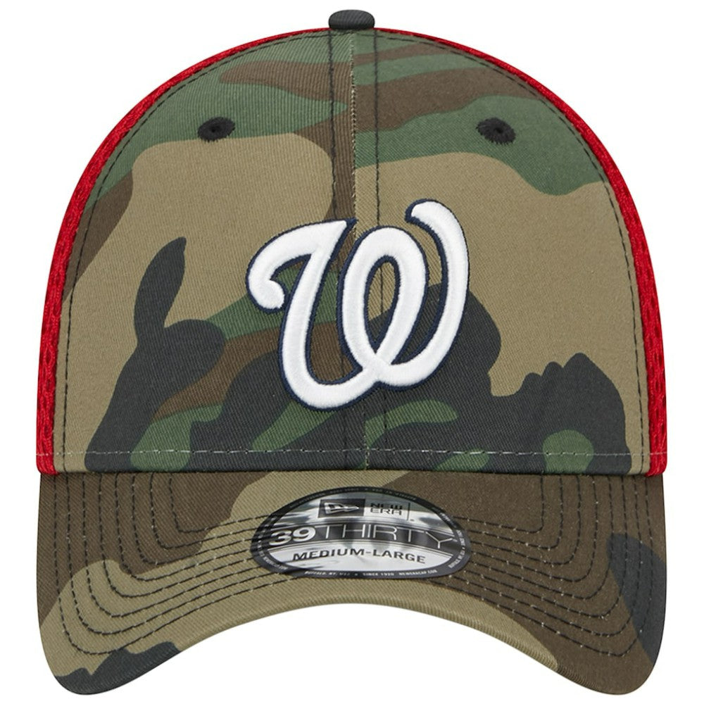 Washington Nationals New Era Team Neo 39THIRTY Flex Hat - Camo Hats