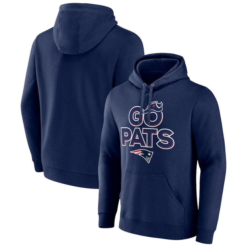 New England Patriots Hometown Collection Prevent Pullover Hoodie - Navy Hoodies