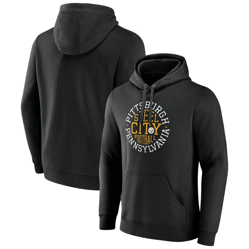 Pittsburgh Steelers Hometown Collection Prevent Pullover Hoodie - Black Hoodies