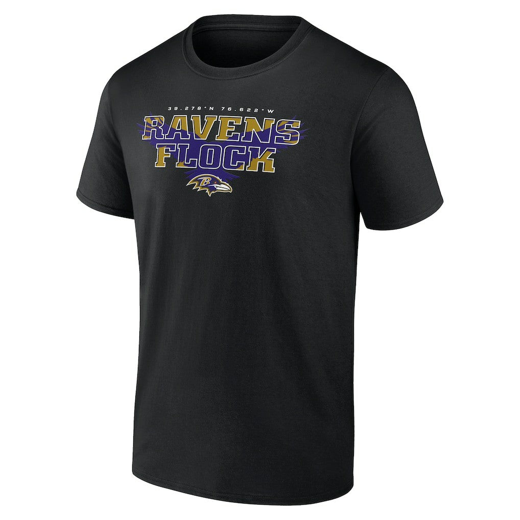 Baltimore Ravens Hometown Collection Prime Time T-Shirt - Black T-shirts