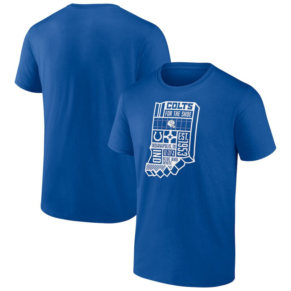 Indianapolis Colts Hometown Collection Prime Time T-Shirt - Royal T-shirts