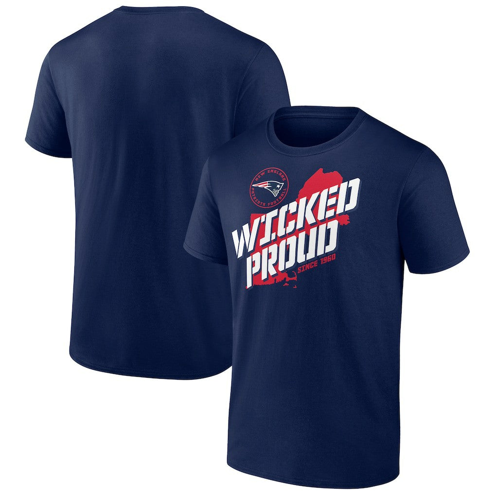 New England Patriots Hometown Collection Prime Time T-Shirt - Navy T-shirts