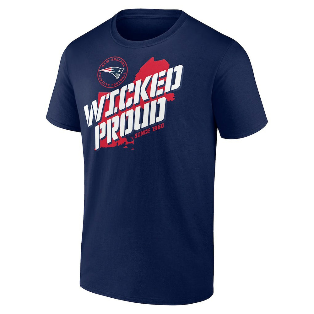 New England Patriots Hometown Collection Prime Time T-Shirt - Navy T-shirts