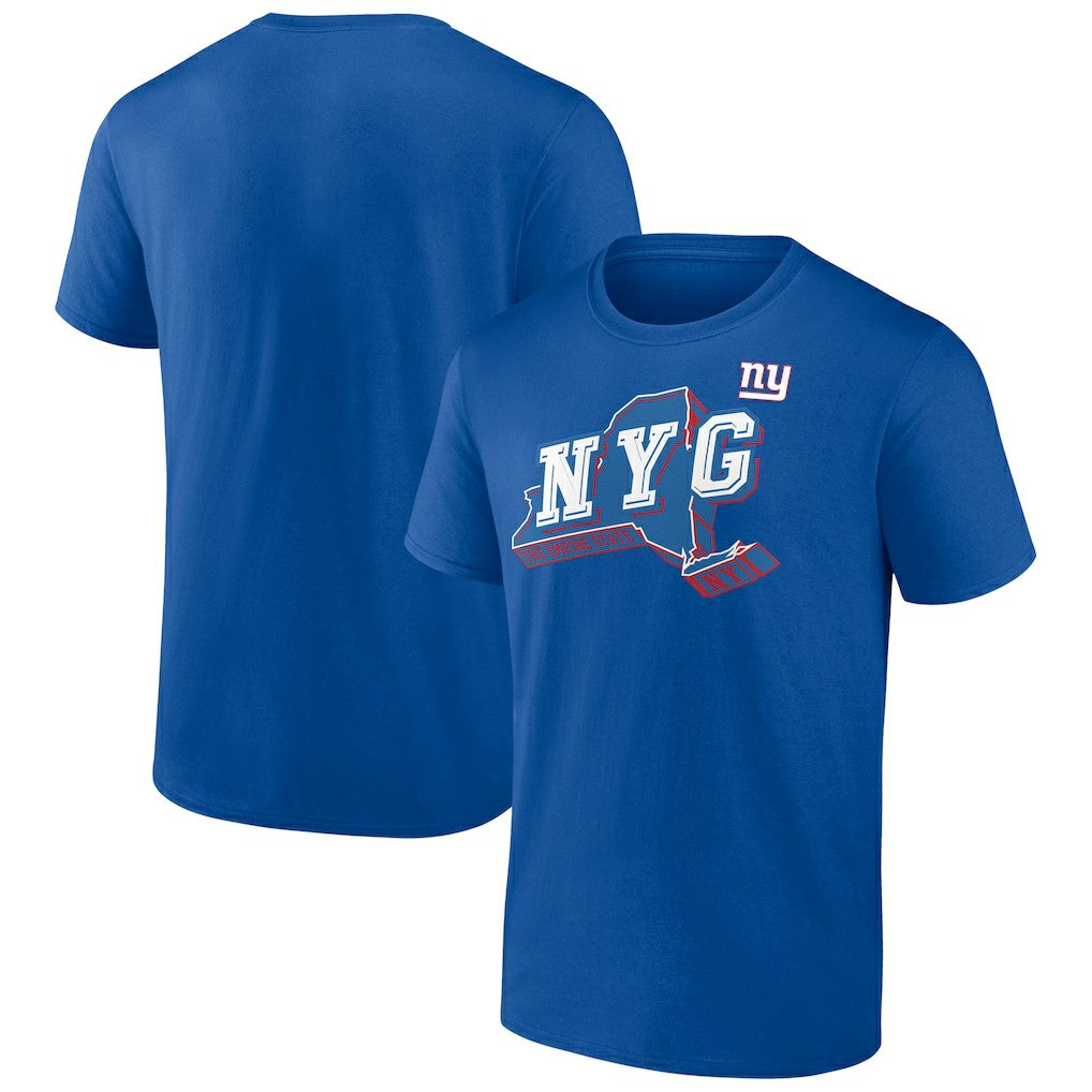 New York Giants Hometown Collection Prime Time T-Shirt - Royal T-shirts