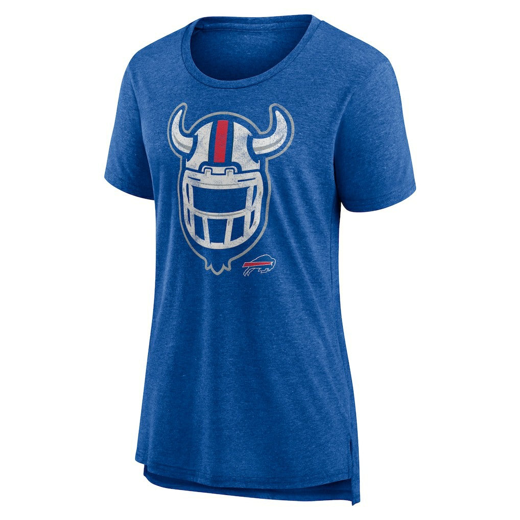 Buffalo Bills Women's Hometown First Down Tri-Blend T-Shirt - Heather Royal T-shirts