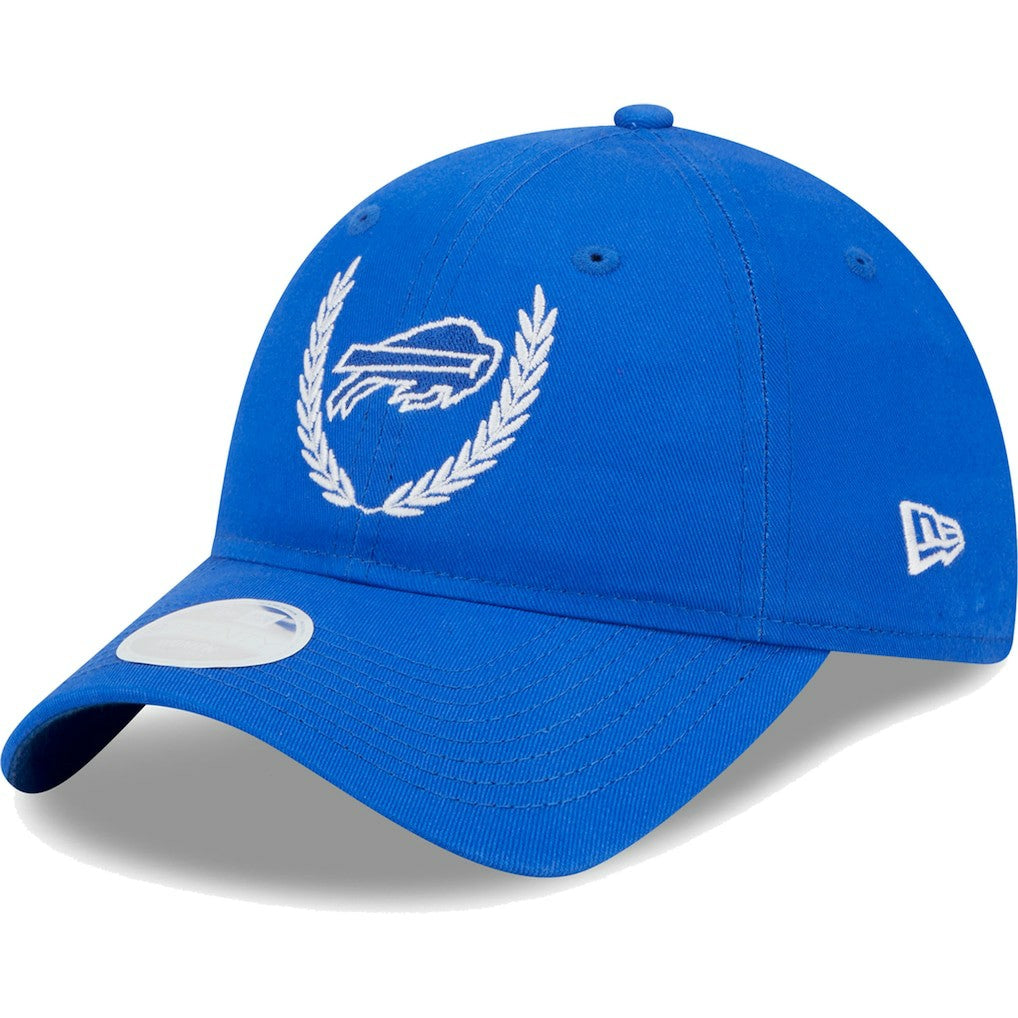 Buffalo Bills New Era Women's Leaves 9TWENTY Adjustable Hat - Royal Hats