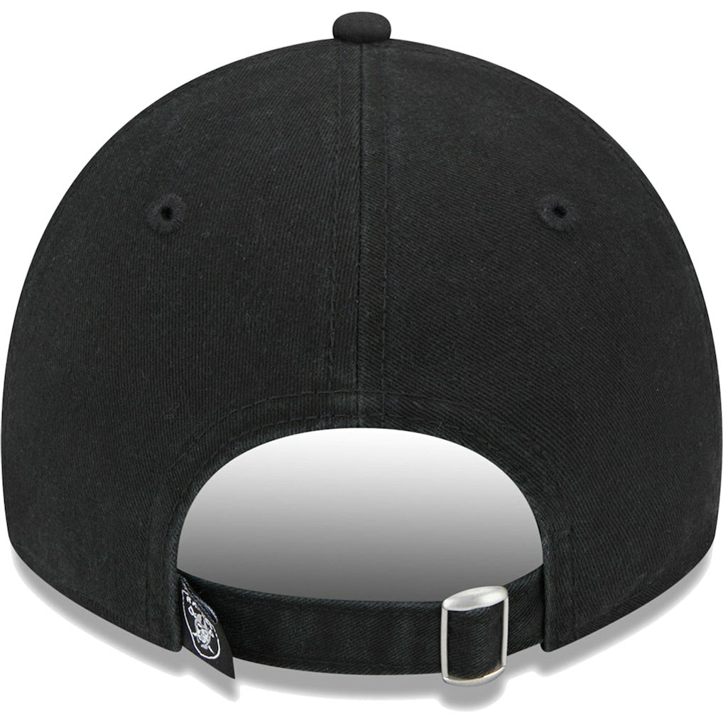 Las Vegas Raiders New Era Women's Leaves 9TWENTY Adjustable Hat - Black Hats