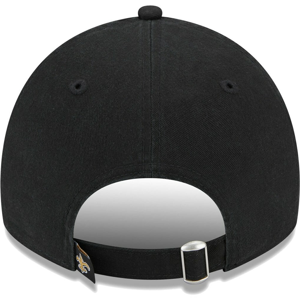 New Orleans Saints New Era Women's Leaves 9TWENTY Adjustable Hat - Black Hats