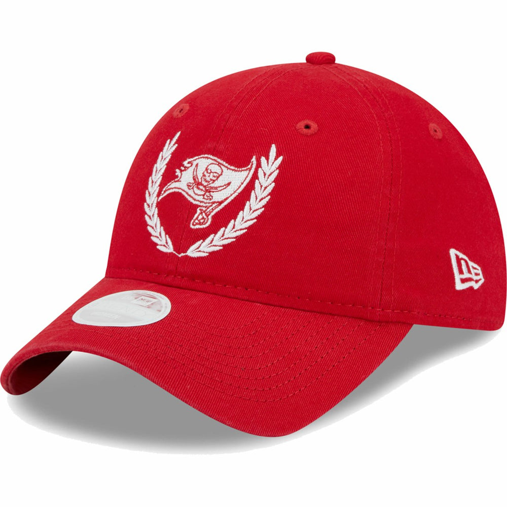 Tampa Bay Buccaneers New Era Women's Leaves 9TWENTY Adjustable Hat - Red Hats