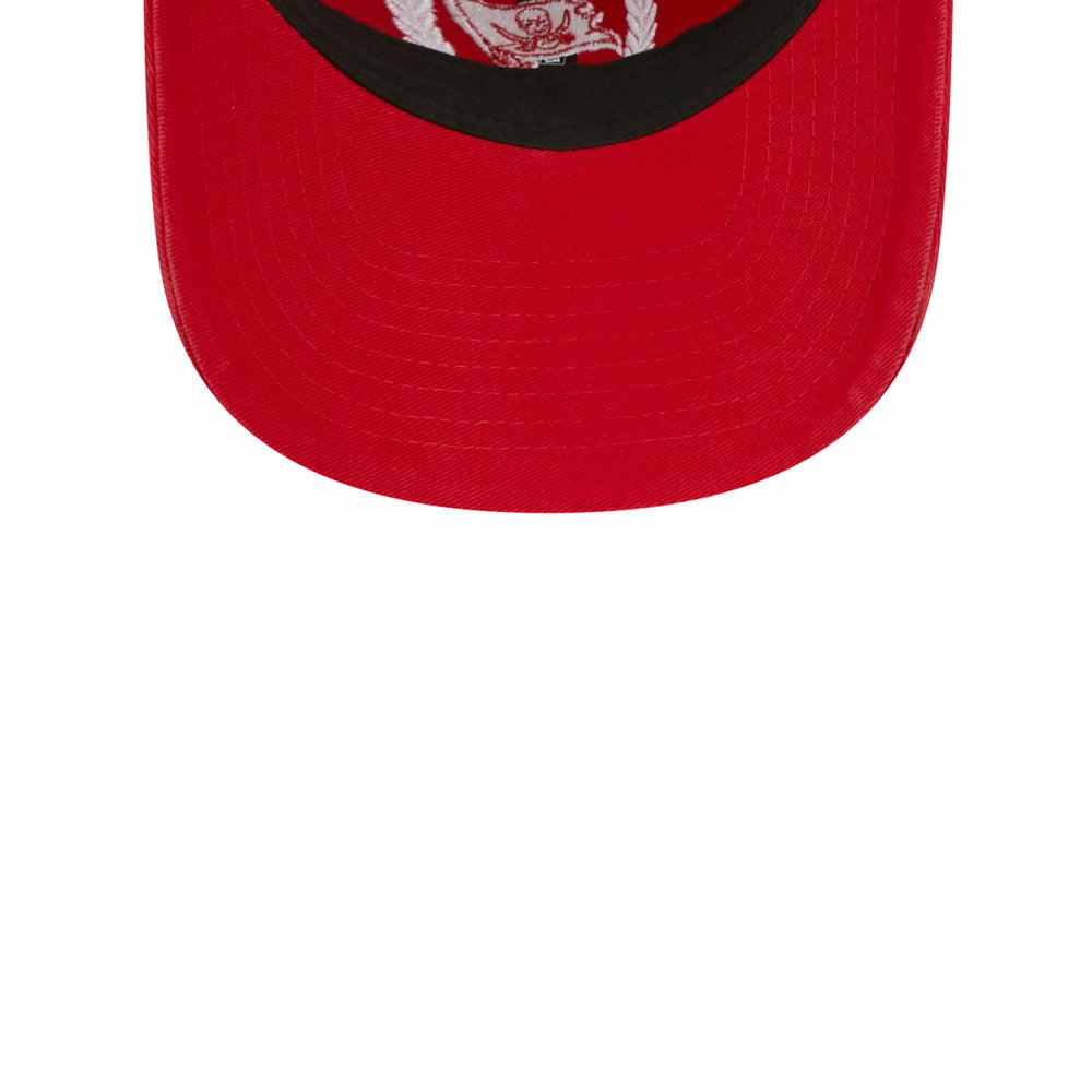 Tampa Bay Buccaneers New Era Women's Leaves 9TWENTY Adjustable Hat - Red Hats