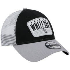 Chicago White Sox New Era Two-Tone Patch 9FORTY Snapback Hat - Black Hats