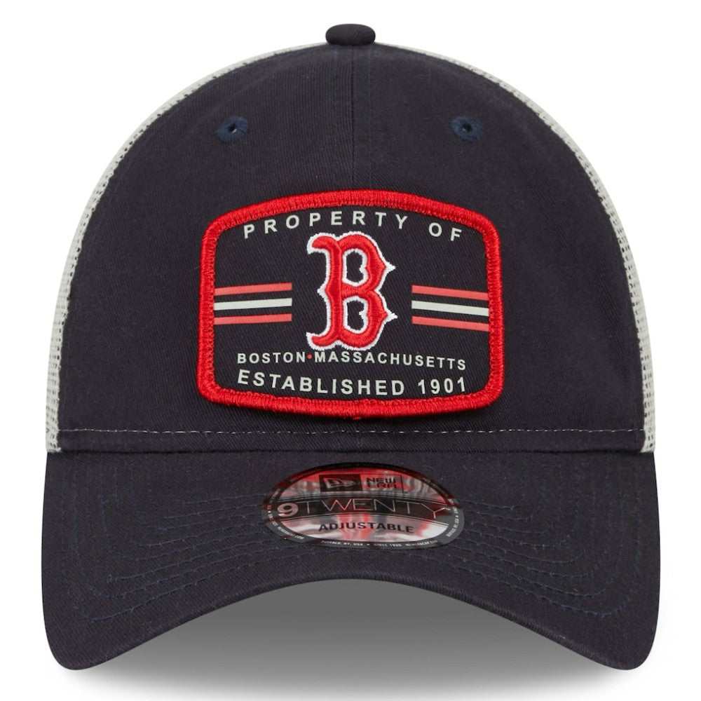 Boston Red Sox New Era Property Trucker 9TWENTY Snapback Hat - Navy Hats