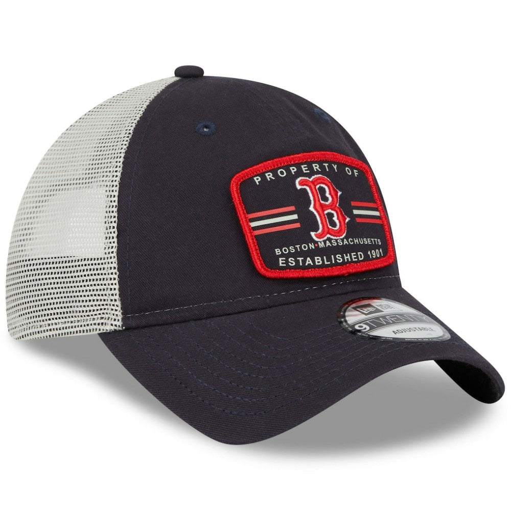 Boston Red Sox New Era Property Trucker 9TWENTY Snapback Hat - Navy Hats