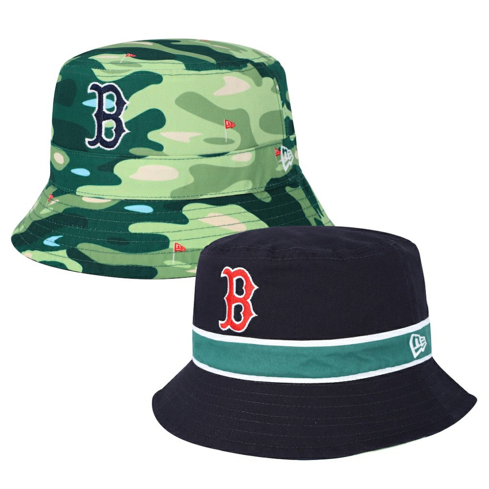Boston Red Sox New Era Reverse Bucket Hat - Navy Hats