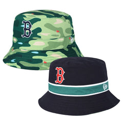 Boston Red Sox New Era Reverse Bucket Hat - Navy Hats