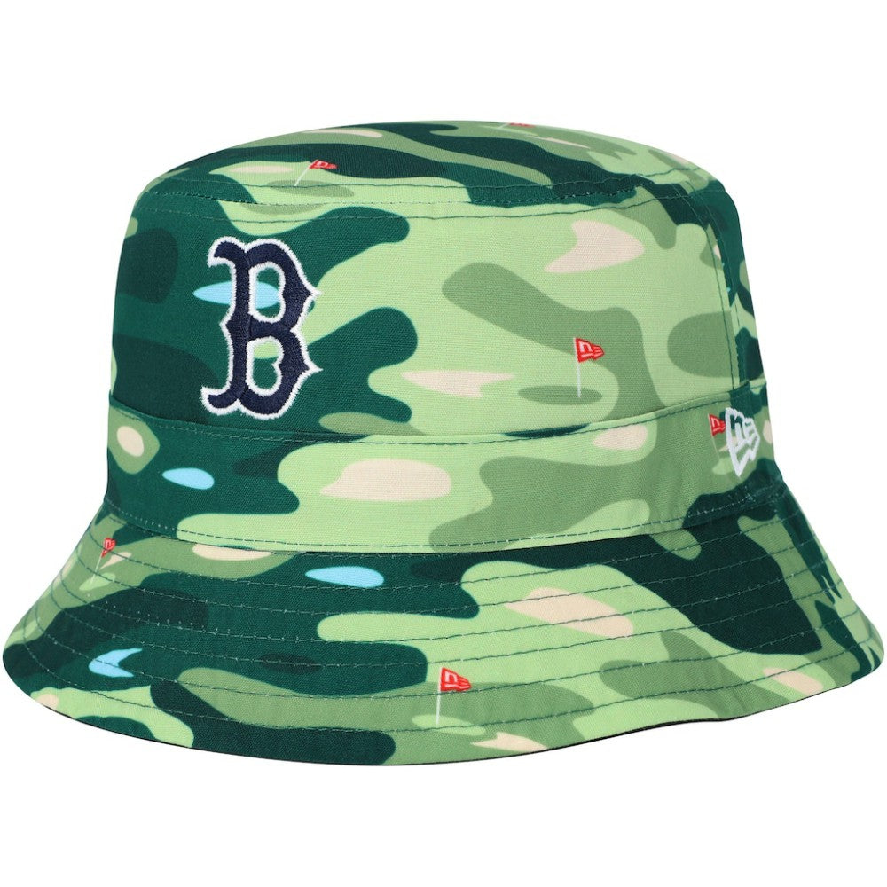 Boston Red Sox New Era Reverse Bucket Hat - Navy Hats