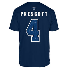 Dak Prescott Dallas Cowboys Jordan Brand Name & Number T-Shirt - Navy T-shirts