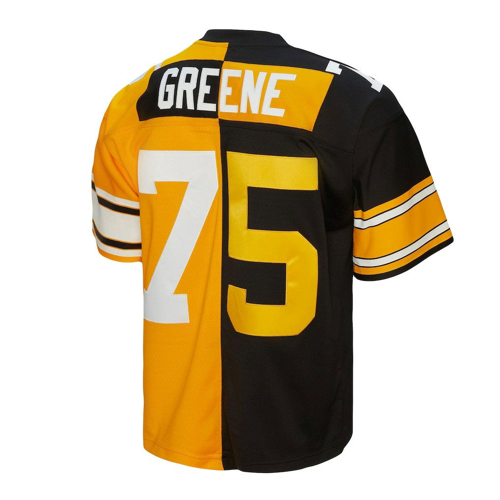 Joe Greene Pittsburgh Steelers 1976 Split Legacy Replica Jersey - Black/Gold Jerseys