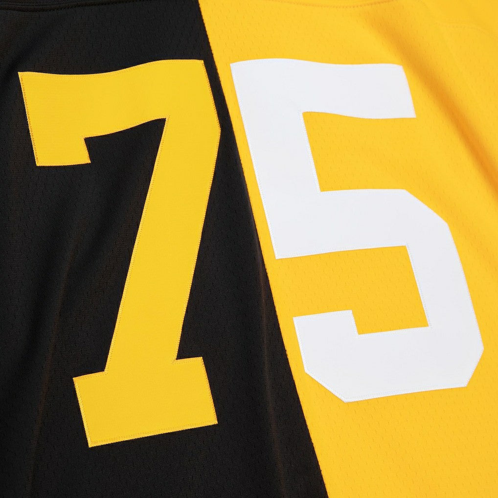 Joe Greene Pittsburgh Steelers 1976 Split Legacy Replica Jersey - Black/Gold Jerseys