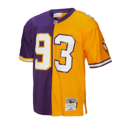 John Randle Minnesota Vikings 1998 Split Legacy Replica Jersey - Purple/Gold Jerseys