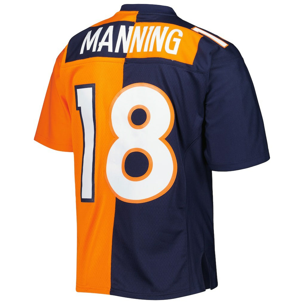 Peyton Manning Denver Broncos 2015 Split Legacy Replica Jersey - Navy/Orange Jerseys