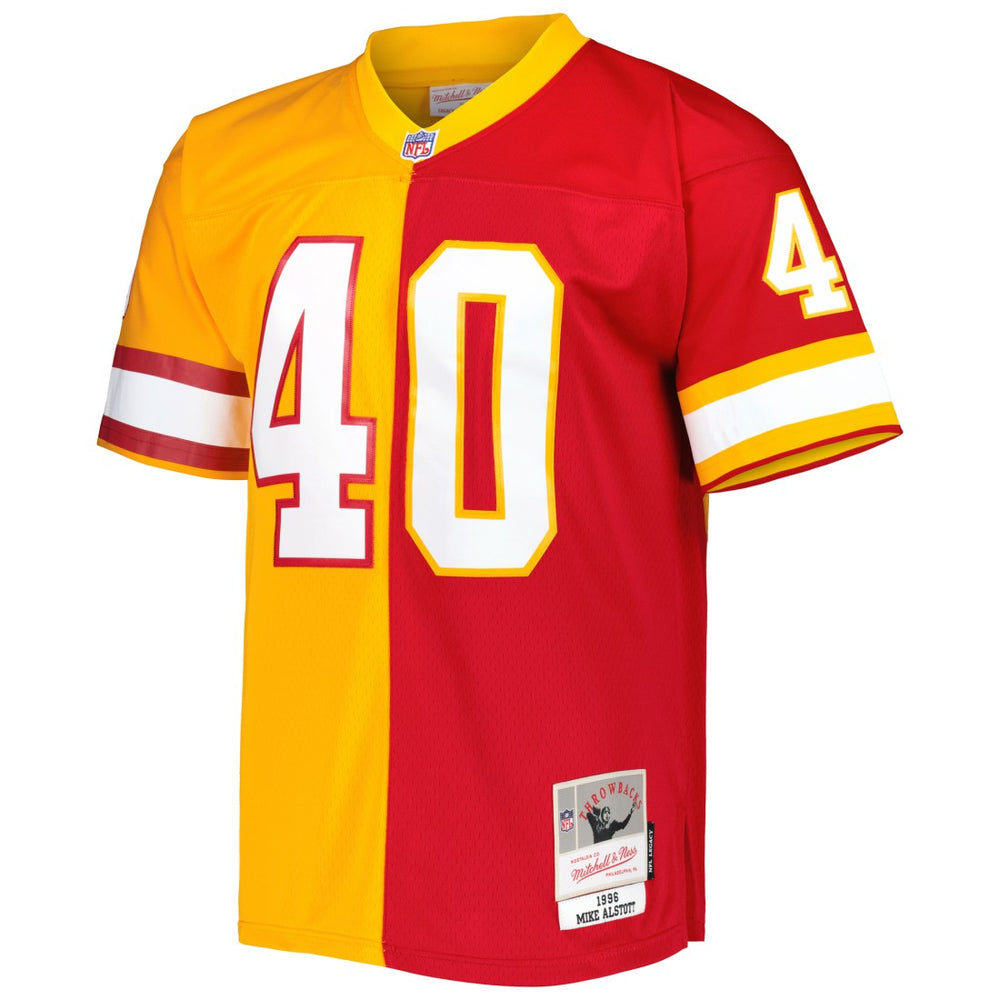 Mike Alstott Tampa Bay Buccaneers 1996 Split Legacy Replica Jersey - Orange/Red Jerseys