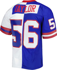 Lawrence Taylor New York Giants 1986 Split Legacy Replica Jersey - Royal/White Jerseys