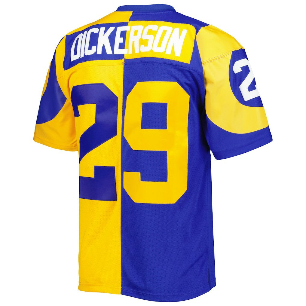 Eric Dickerson Los Angeles Rams 1984 Split Legacy Replica Jersey - Royal/Gold Jerseys