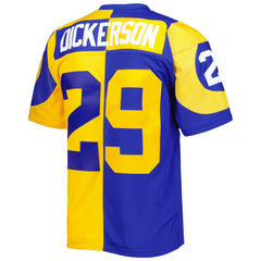 Eric Dickerson Los Angeles Rams 1984 Split Legacy Replica Jersey - Royal/Gold Jerseys