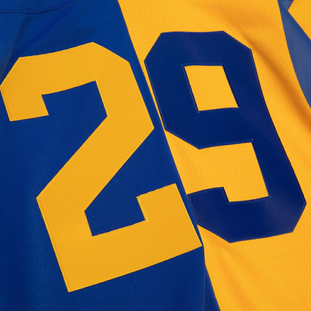 Eric Dickerson Los Angeles Rams 1984 Split Legacy Replica Jersey - Royal/Gold Jerseys