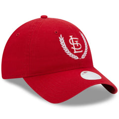 St. Louis Cardinals New Era Women's Leaves 9TWENTY Adjustable Hat - Red Hats