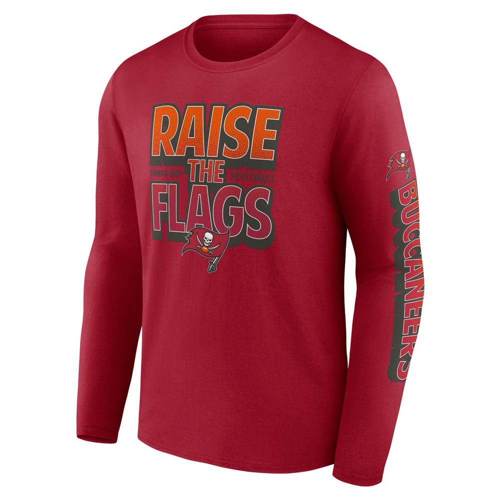 Tampa Bay Buccaneers Hometown Collection Sweep Long Sleeve T-Shirt - Red T-shirts