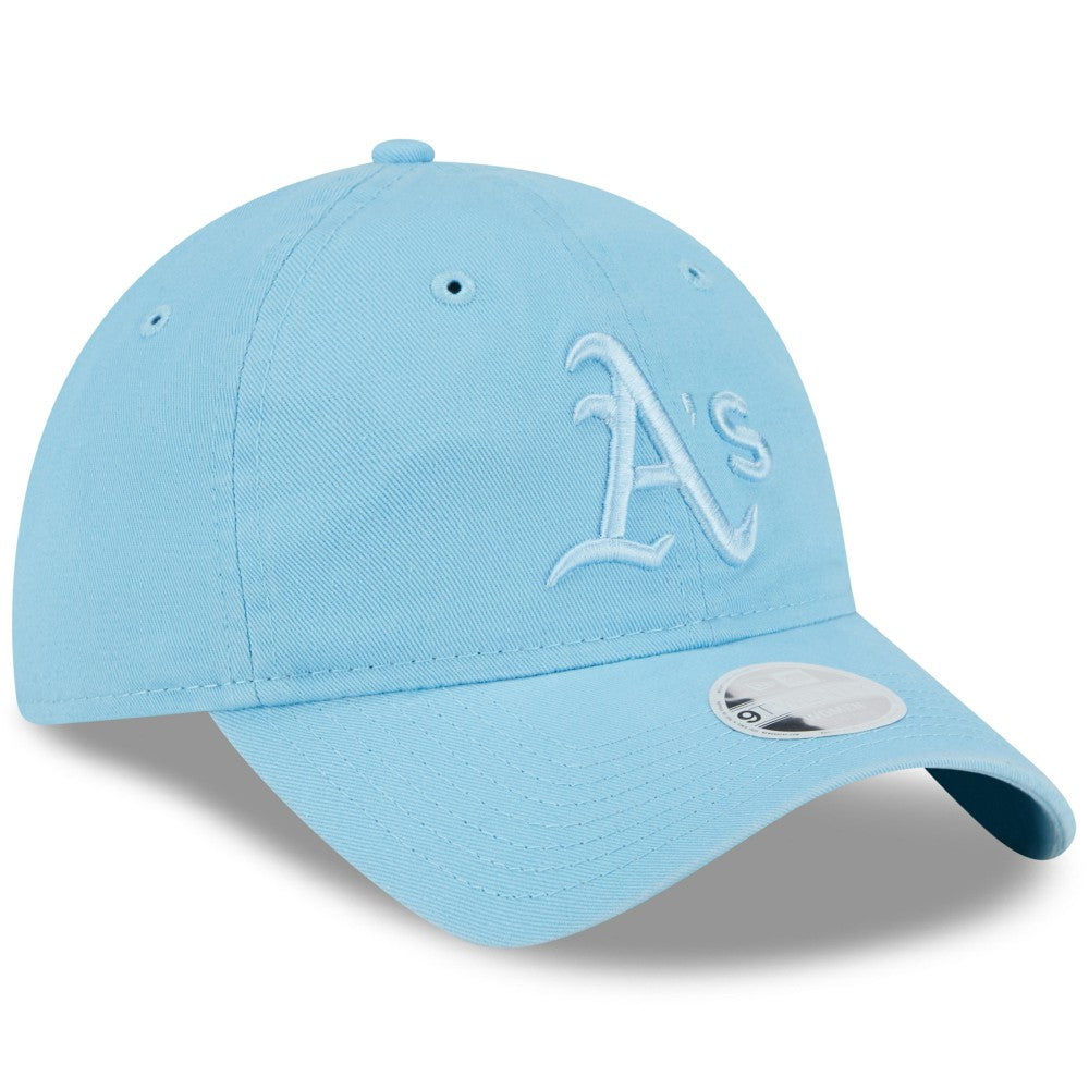 Athletics New Era Women's Doscientos Core Classic 9TWENTY Adjustable Hat - Light Blue Hats