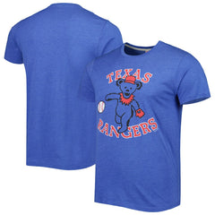 Texas Rangers Homage Grateful Dead Tri-Blend T-Shirt - Royal T-shirts