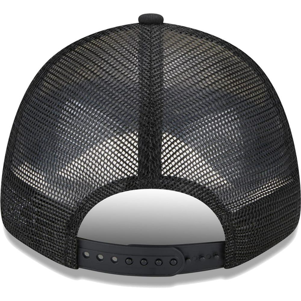 Brooklyn Nets Stripes 9FORTY Trucker Snapback Hat Black - New Era