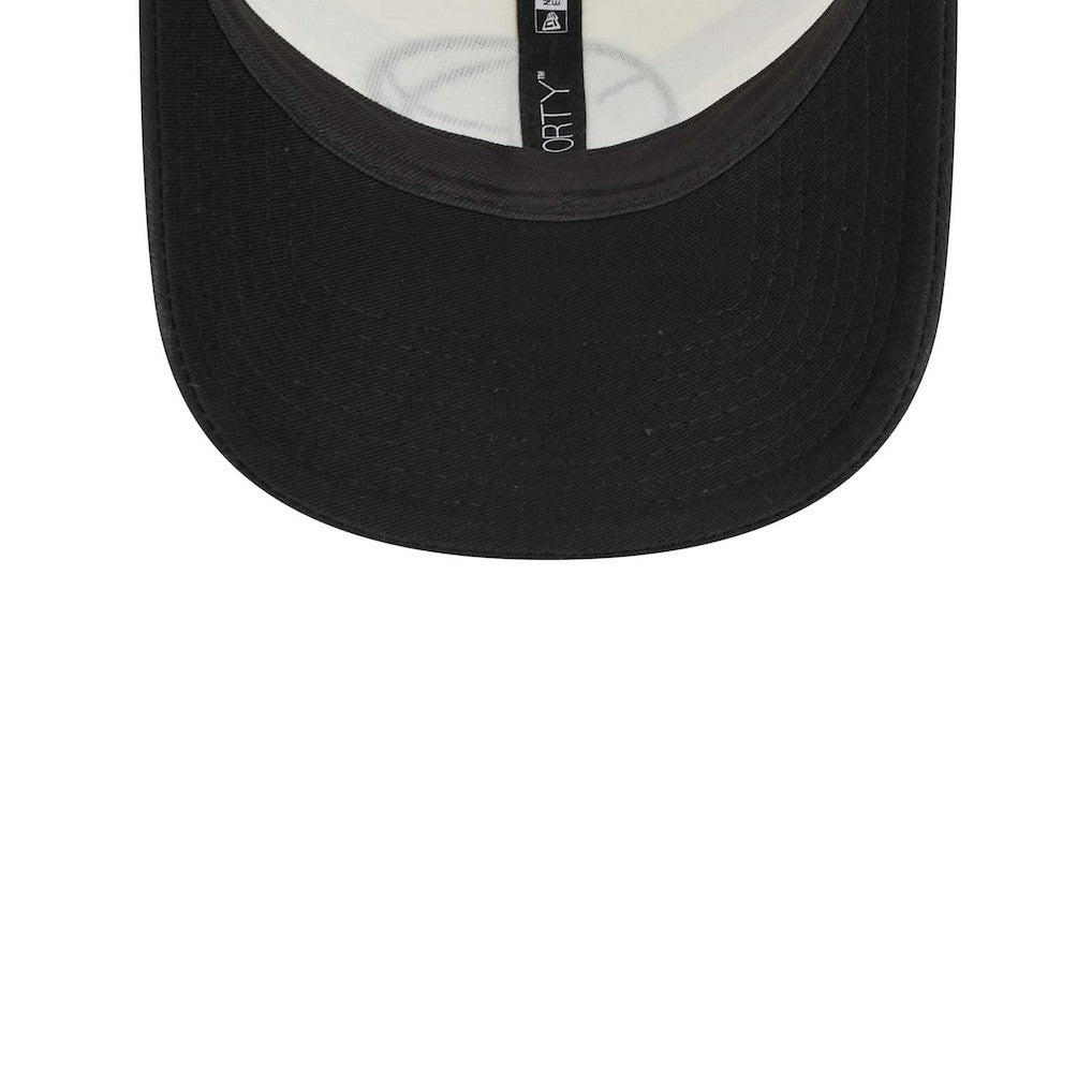 Brooklyn Nets Stripes 9FORTY Trucker Snapback Hat Black - New Era
