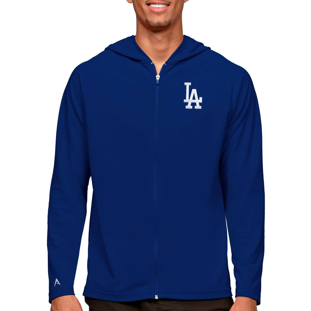 Los Angeles Dodgers Antigua Legacy Full-Zip Hoodie - Royal Hoodies