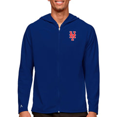 New York Mets Antigua Legacy Full-Zip Hoodie - Royal Hoodies
